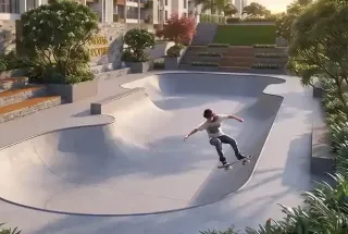Skate Park at The Living Blueprint At Ganga Legends County