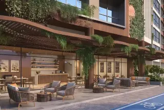 Café at The Living Blueprint At Ganga Legends County